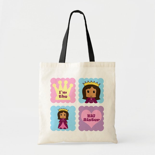 Princess Big Sister Tote Bag (Front)