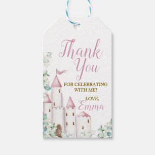 Princess Birthday, Castle, Princess Gift Tags