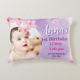 Princess birthday Foam Board Decorative Cushion