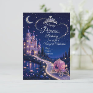 Princess Birthday Invitation Magical Castle Part