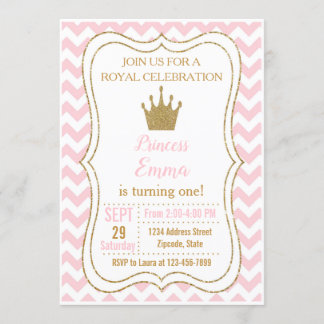 Princess Birthday Invitation, Princess Invitation