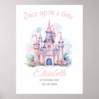 Princess Birthday Party Fairytale Castle Pink Girl
