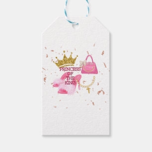 Princess birthday party gift tags