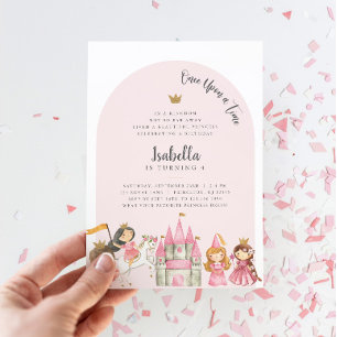 Princess Birthday Party Invitation with Arch