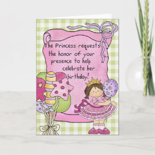 Princess Birthday Party Invitations