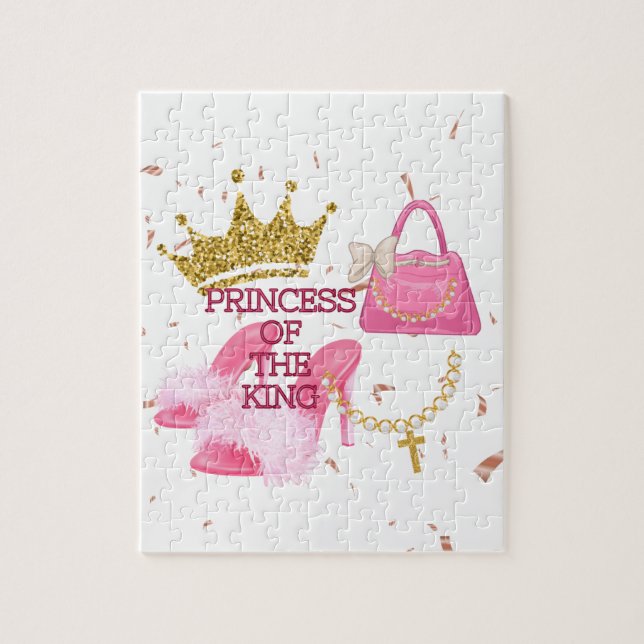 Princess birthday party  jigsaw puzzle (Vertical)
