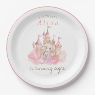 Princess Birthday Party Paper Plate