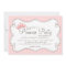 Princess Birthday Party Pink Crown Invitation