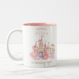 Princess Birthday party  Two-Tone Coffee Mug