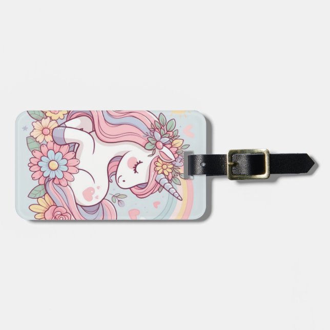 Princess Blossom Luggage Tag (Front Horizontal)