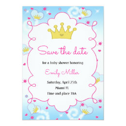 baby shower save the date template