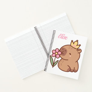 Princess capybara  notebook