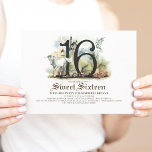 Princess Castle 16th Birthday Sweet Sixteen Invitation<br><div class="desc">Fairy tale sweet 16th birthday party invitations</div>