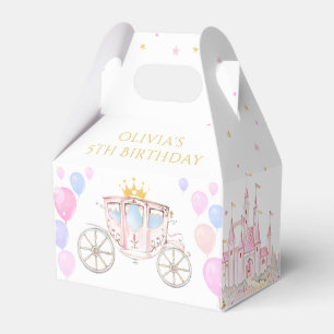 Princess Castle Birthday Party Favor Box