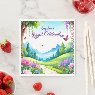 Princess Castle Birthday Party Napkins