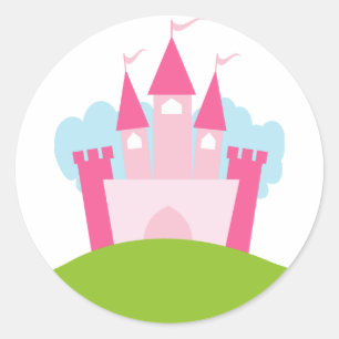 Princess Castle Classic Round Sticker