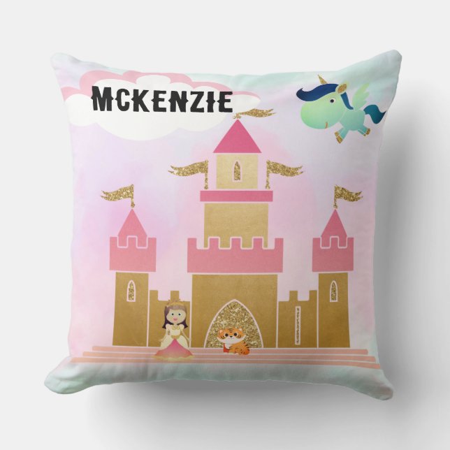 Princess Castle Cushion (Front)