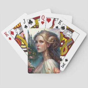 Princess Castle Fantasy Art Playing Cards