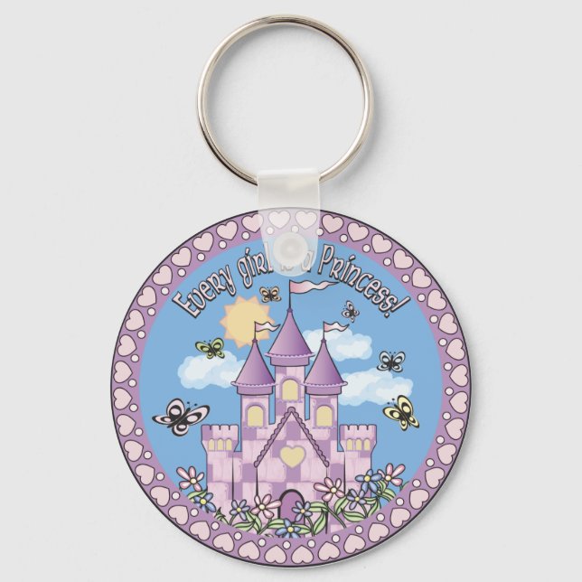 Princess Castle Key Ring (Front)