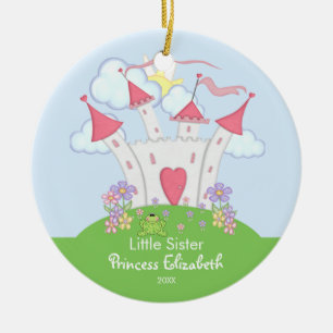 Princess Castle Little Sister Christmas Ornament