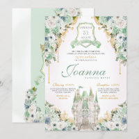 Princess Castle Royal Mint Green Quinceanera