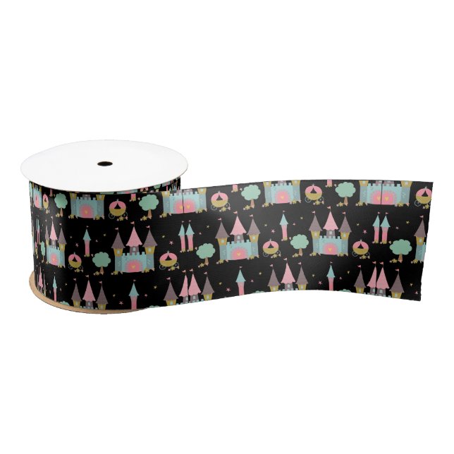 Princess Castle   Satin Ribbon (Spool)
