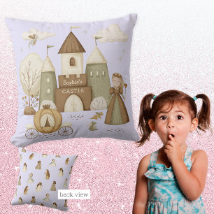 Princess Castle with name Cushion