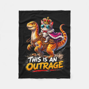 Princess Cat Do Gold Womens Mens Fleece Blanket