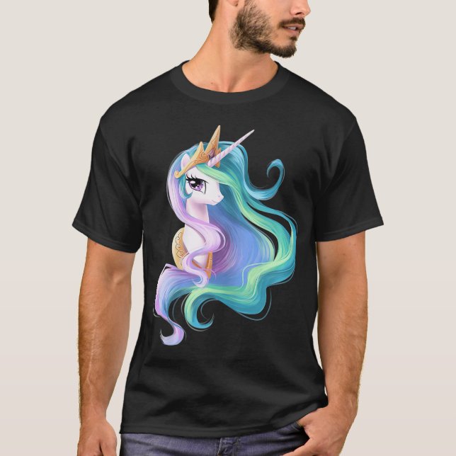 Princess Celestia Unicorn  A Perfect Unicorn T-Shirt (Front)