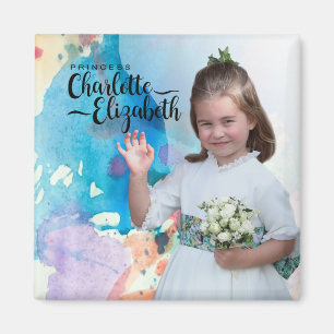 Princess  Charlotte Elizabeth  6th Birthday Magnet