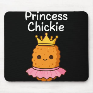 Princess Chicken Nugget Cute Chickie Meme Kawaii N Mouse Pad