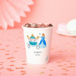 Princess Cinderella Birthday Party Decoration Paper Cups