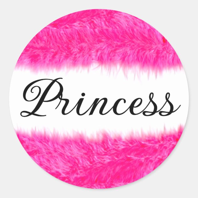  Princess Classic Round Sticker (Front)