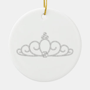 Princess Crown Ceramic Tree Decoration