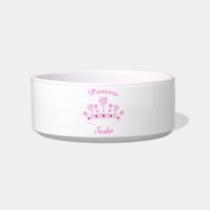 Princess Crown Personalised Bowl