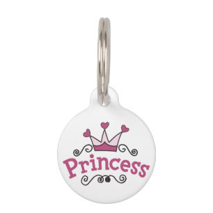 Princess Crown Pet Tag