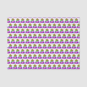 Princess Crown Rainbow Emoji Poop Tissue Paper