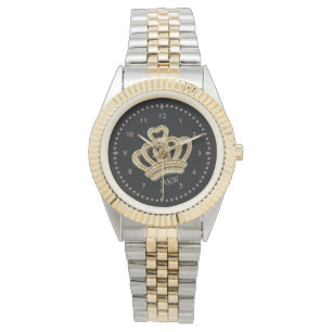 Princess Crown Two-Tone Monogram eWatch Watch