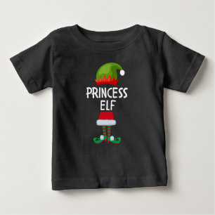 Princess cute elf Christmas Baby T-Shirt