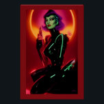 Princess Cybrella at the Cyberpunk Ball Poster<br><div class="desc">Princess Cybrella at the Cyberpunk Ball.  2023,  Ken Gage.  Digital art: pop surrealism.</div>