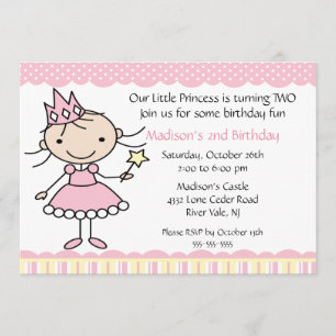 Princess Dance Birthday Invitation