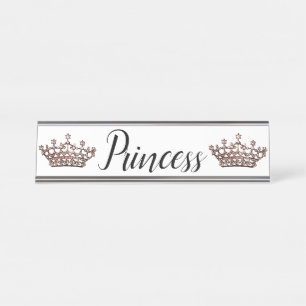 “Princess” Desk Name Plate
