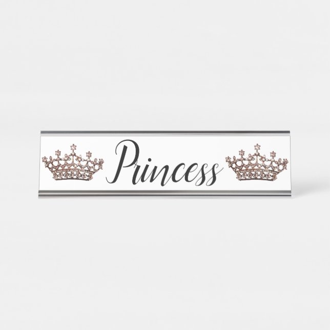 “Princess” Desk Name Plate (Front)