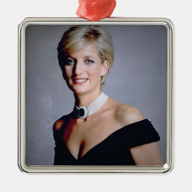 Princess Diana 1997 Metal Ornament (Front)