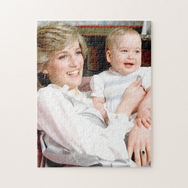 Princess Diana and Prince William Jigsaw Puzzle (Vertical)