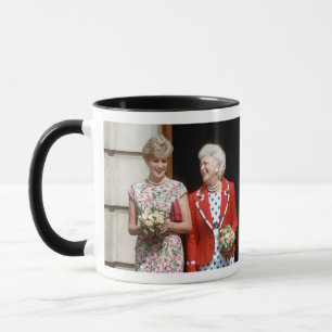 Princess Diana-Barbara Bush Mug