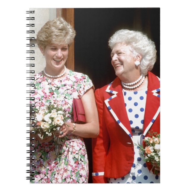 Princess Diana-Barbara Bush Notebook (Front)