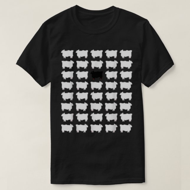 Princess diana black sheep   T-Shirt (Design Front)