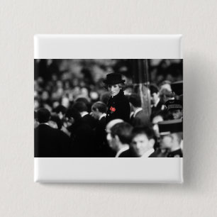 Princess Diana - Poppy 15 Cm Square Badge