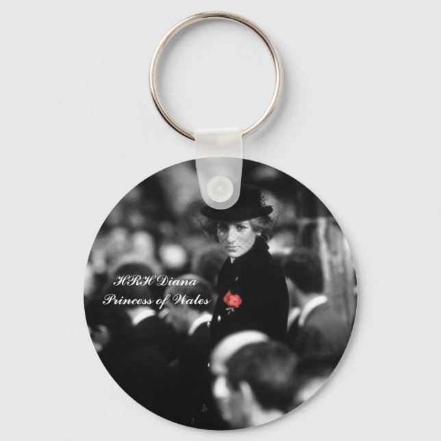 Princess Diana - Poppy Key Ring (Front)